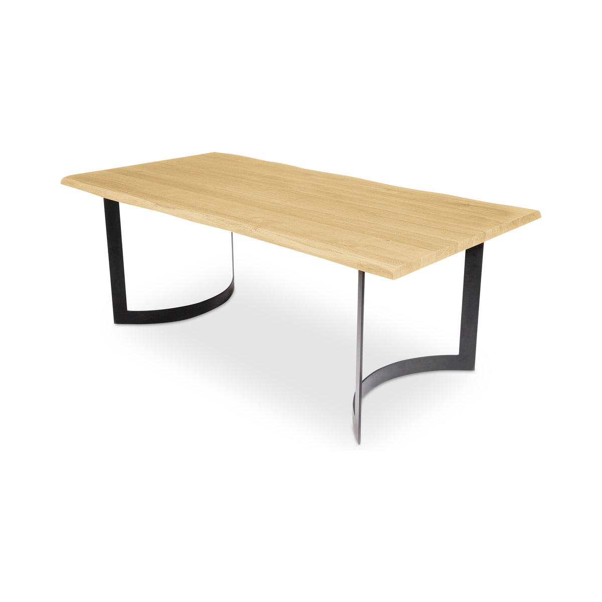 Bent Dining Table – 78" and 98.5" Solid Oak Dining Table (5)