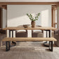 Bent Bench – 76" and 92" Live-Edge Solid Oak Bench (7)