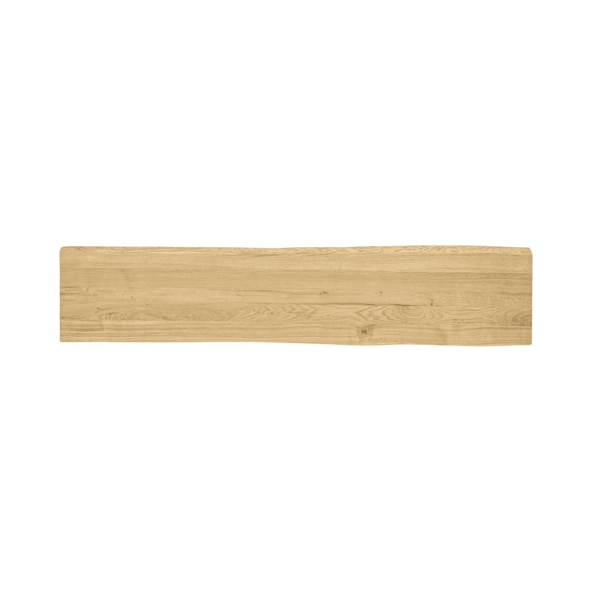 Bent Bench – 76" and 92" Live-Edge Solid Oak Bench (5)