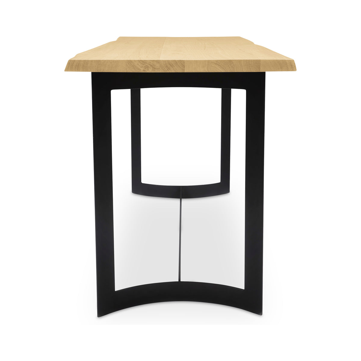 Bent Counter Table – 80" Live-Edge Solid Oak Counter Table (3)