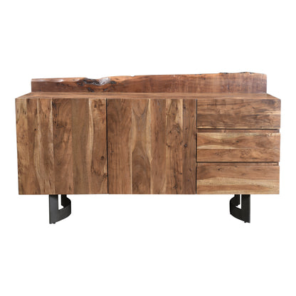 Bent Sideboard – 66" Live-Edge Acacia Sideboard (1)