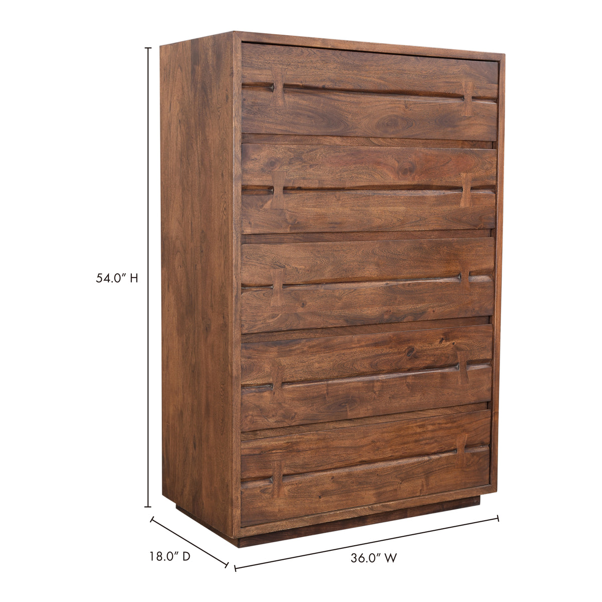 Madagascar Chest – 36" Solid Acacia Chest of Drawers (10)