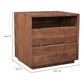 Madagascar Nightstand – 26" Solid Acacia Nightstand (11)