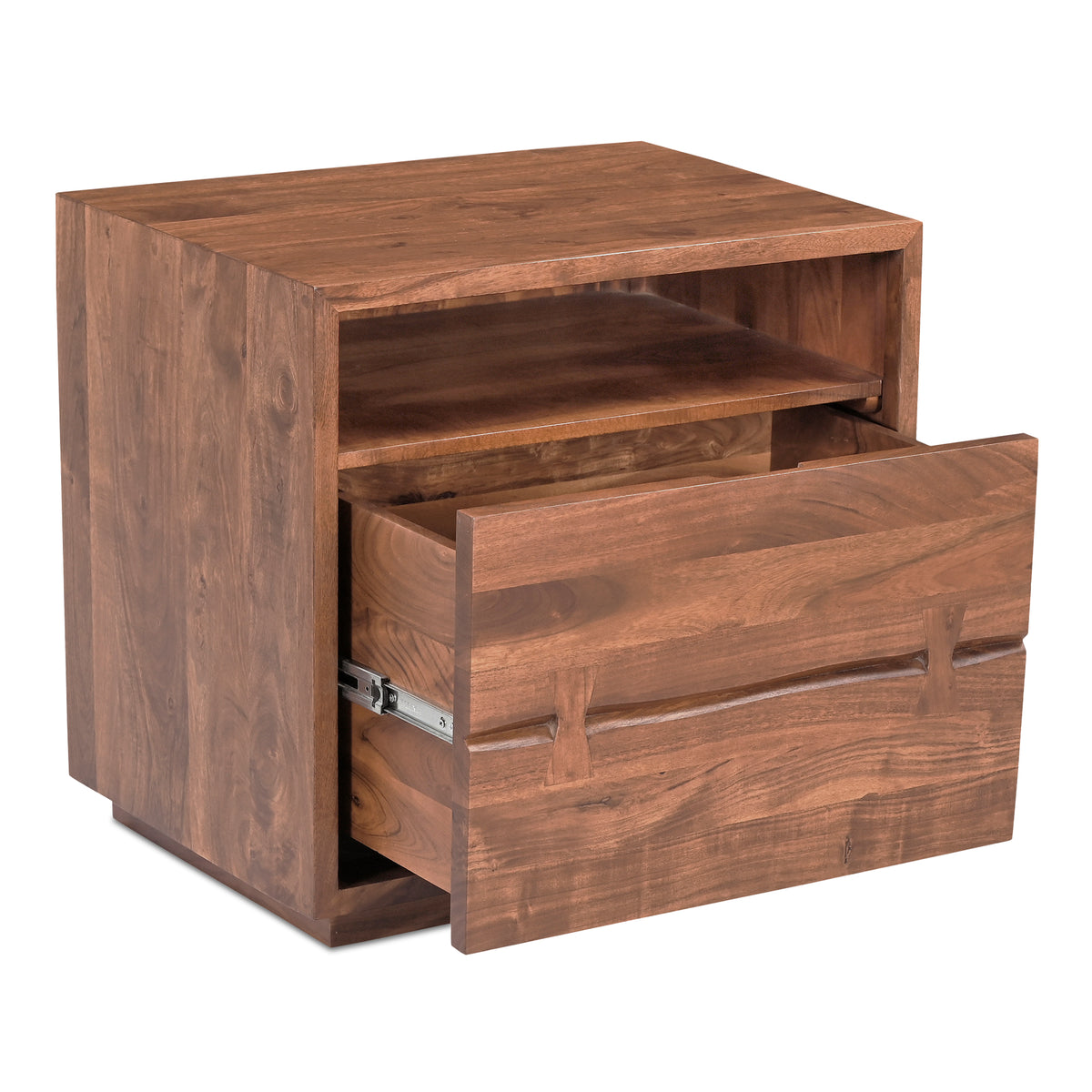 Madagascar Nightstand – 26" Solid Acacia Nightstand (3)