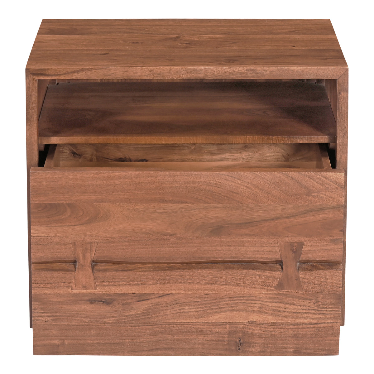 Madagascar Nightstand – 26" Solid Acacia Nightstand (2)