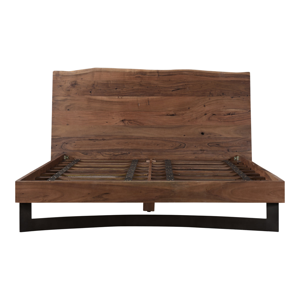 Bent Bed – 71" Queen and 87" King Live-Edge Acacia Bed (2)