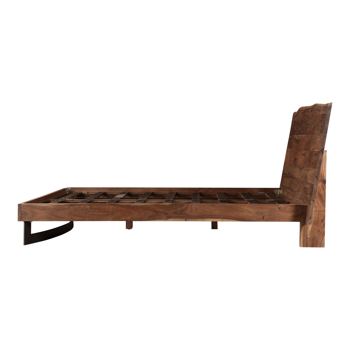 Bent Bed – 71" Queen and 87" King Live-Edge Acacia Bed (4)