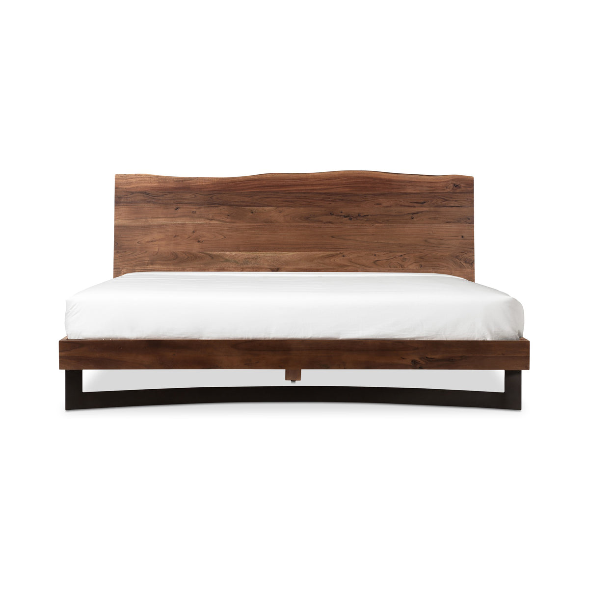 Bent Bed – 71" Queen and 87" King Live-Edge Acacia Bed (10)