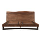 Bent Bed – 71" Queen and 87" King Live-Edge Acacia Bed (11)