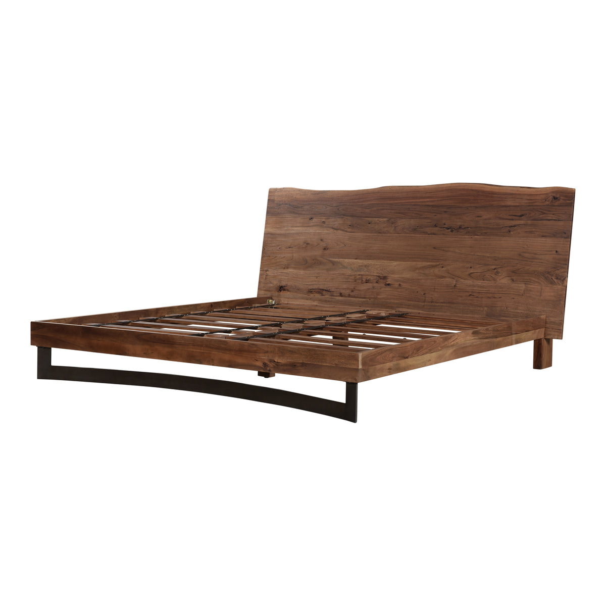 Bent Bed – 71" Queen and 87" King Live-Edge Acacia Bed (14)