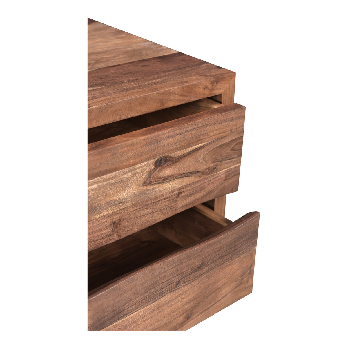 Bent Nightstand – 26" Live-Edge Acacia Nightstand (5)