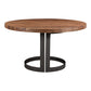 Bent Round Dining Table – 54" Solid Acacia Dining Table (3)