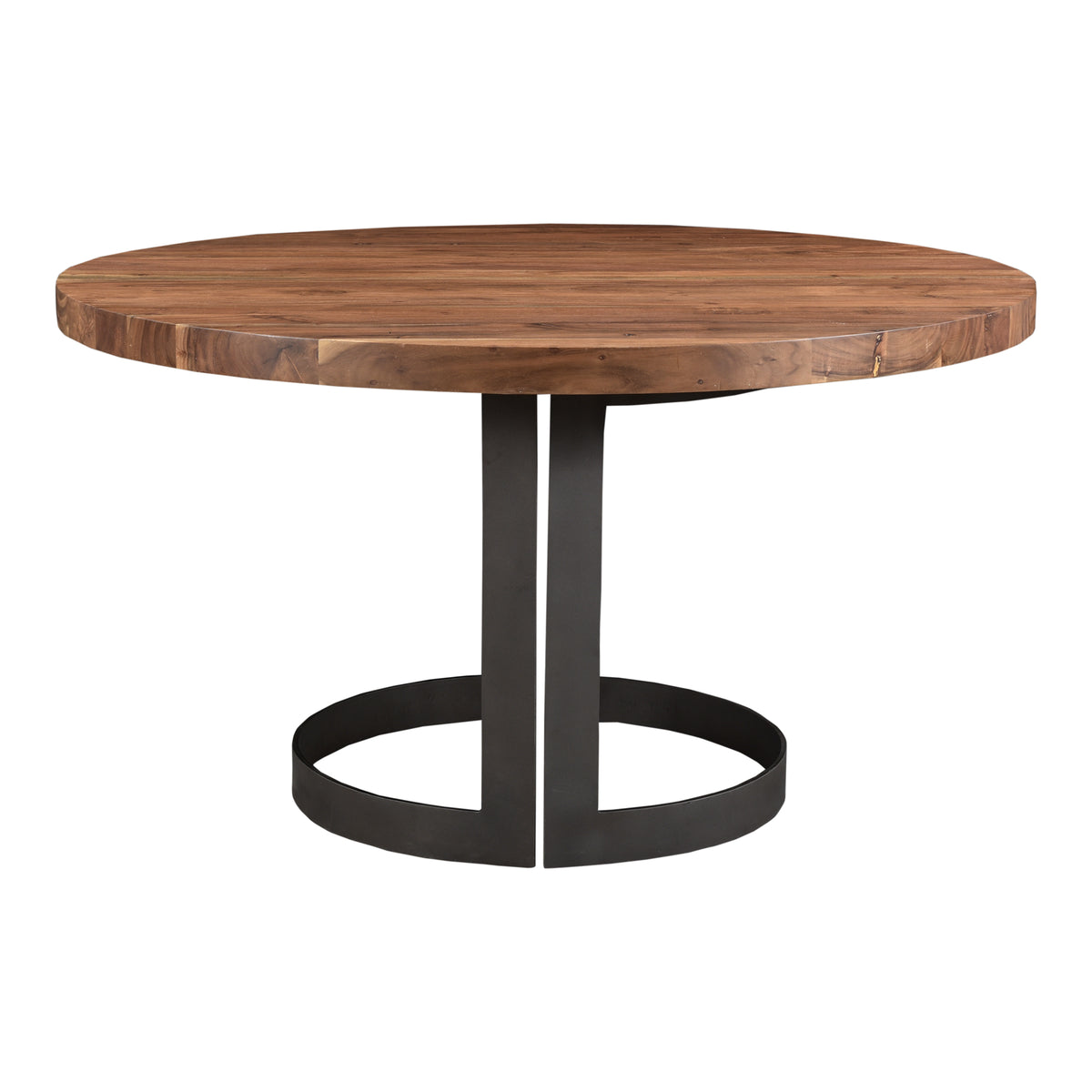 Bent Round Dining Table – 54" Solid Acacia Dining Table (3)