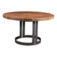 Bent Round Dining Table – 54" Solid Acacia Dining Table (7)