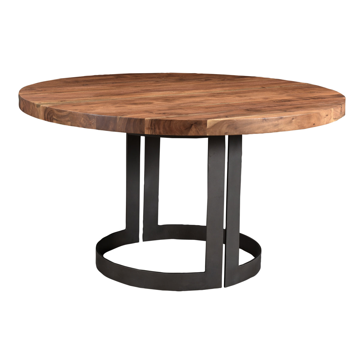 Bent Round Dining Table – 54" Solid Acacia Dining Table (7)