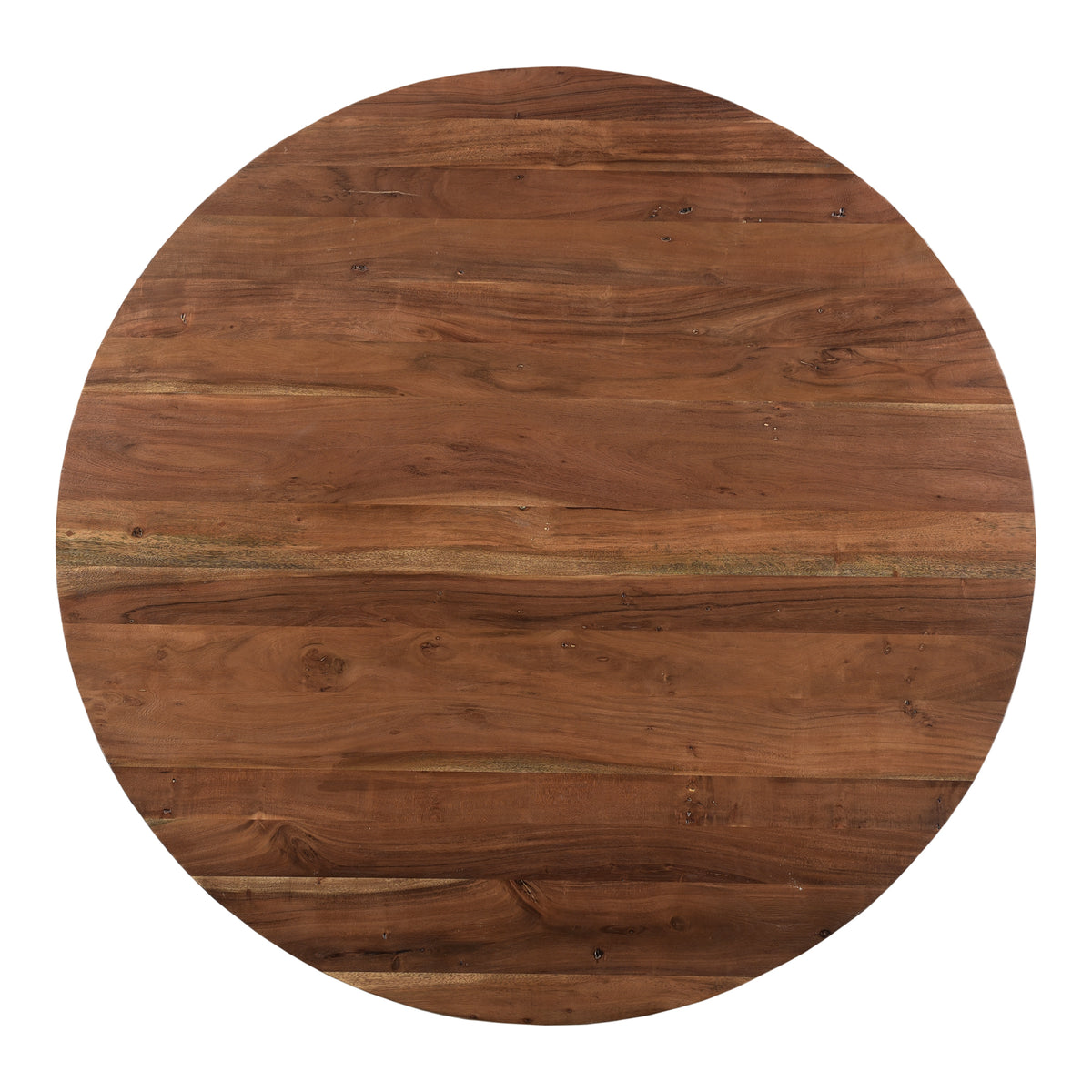 Bent Round Dining Table – 54" Solid Acacia Dining Table (9)