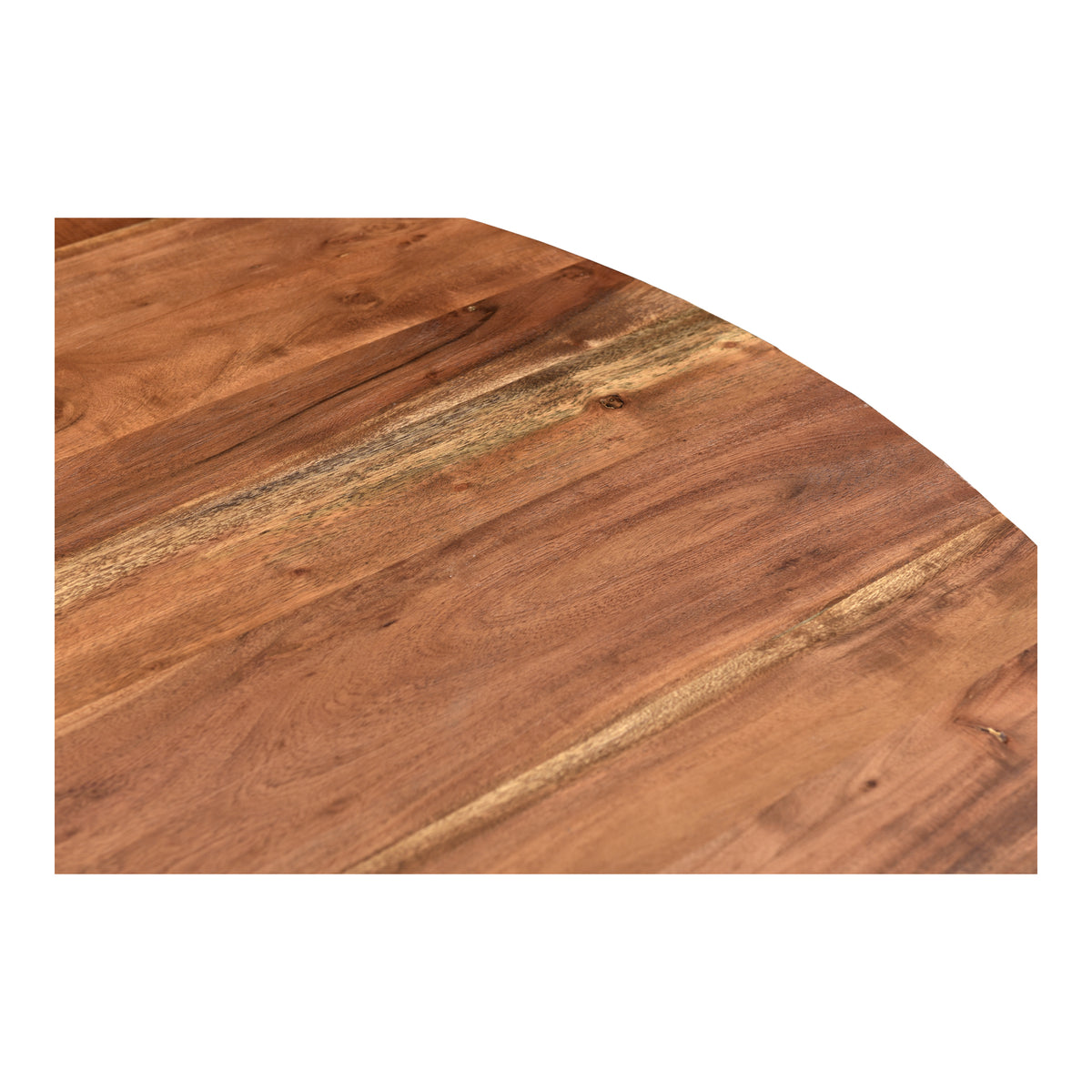 Bent Round Dining Table – 54" Solid Acacia Dining Table (12)