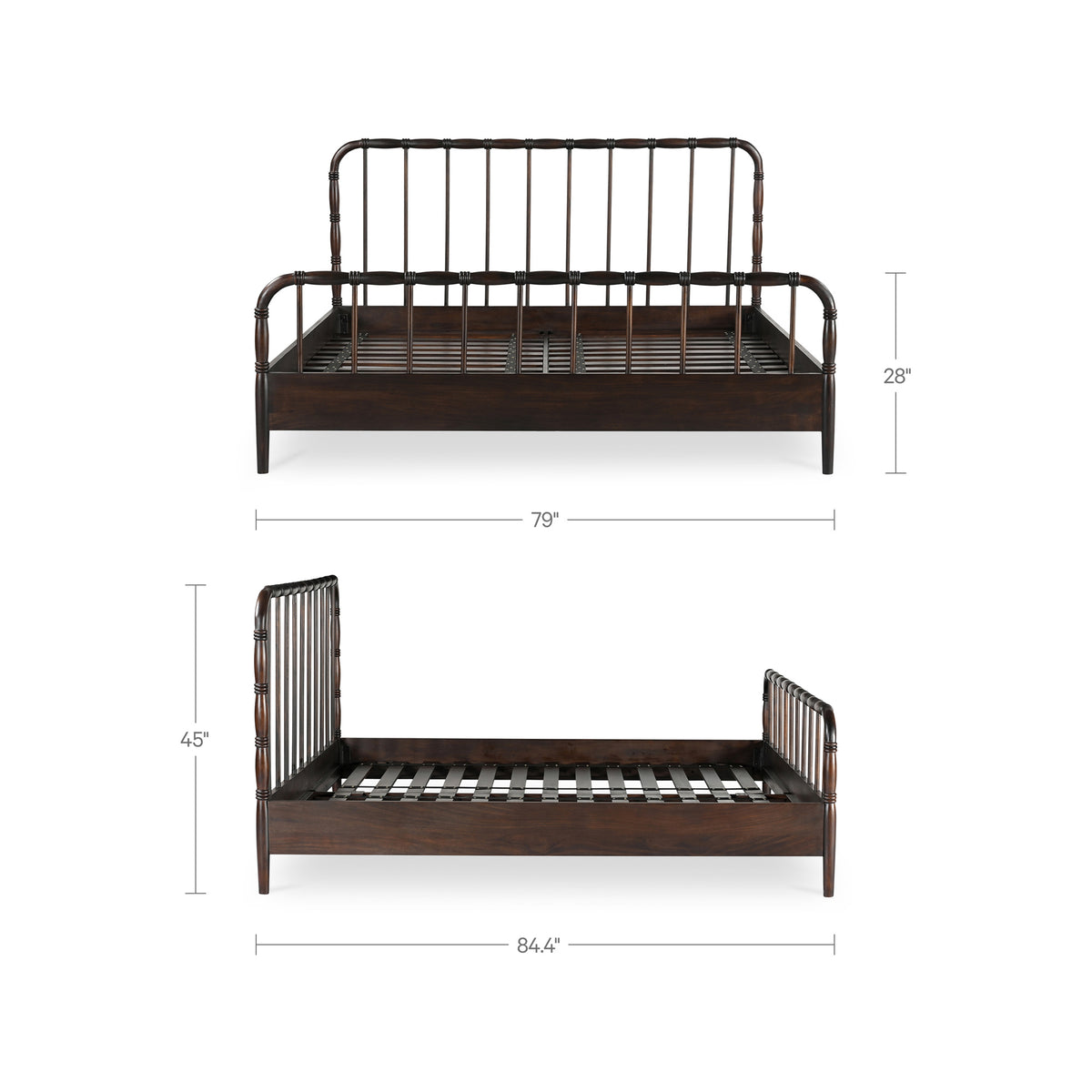 Vivian King Bed – 79" Solid Acacia Bed (16)