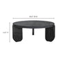 Wunder Coffee Table – 36.5" Concrete Top Coffee Table (9)