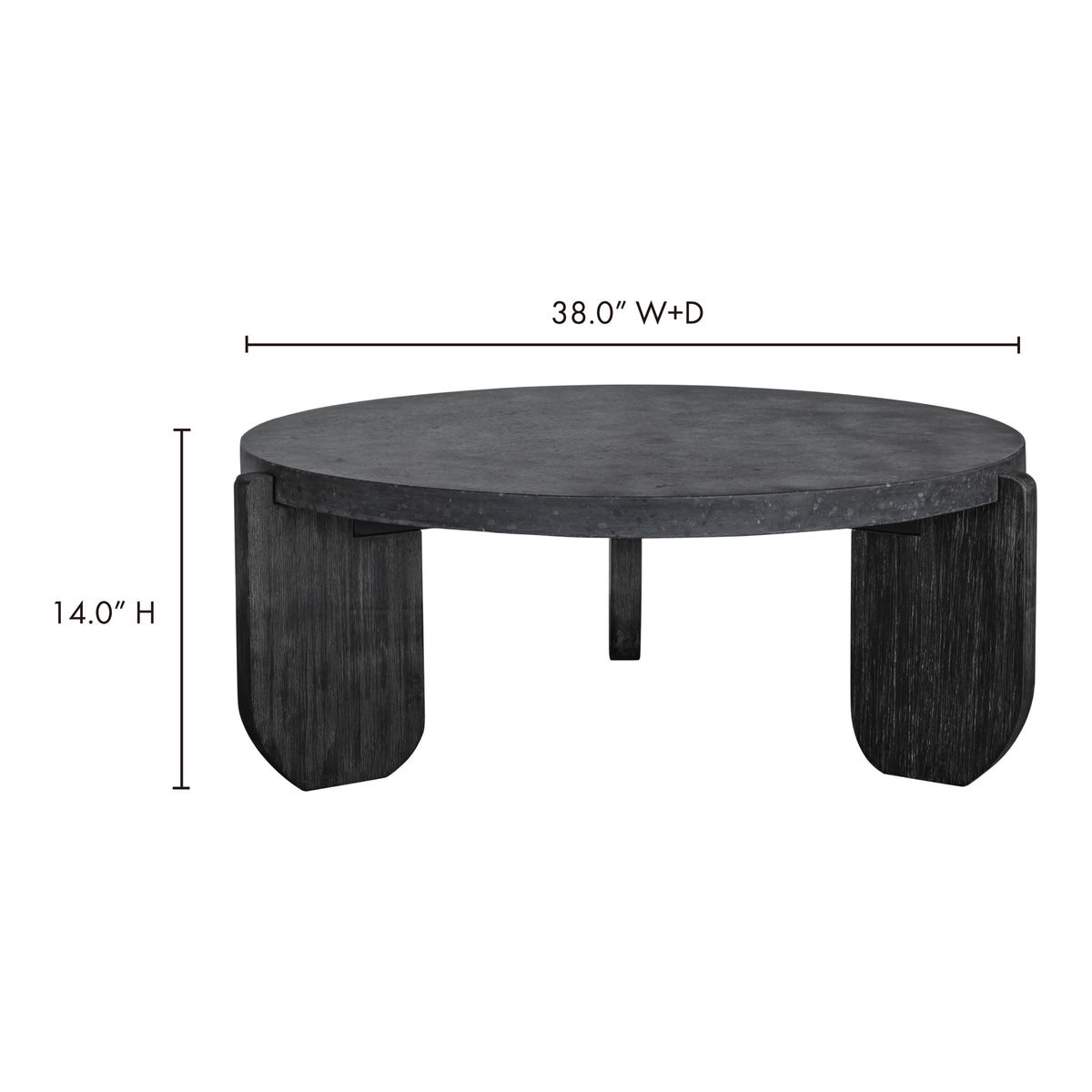 Wunder Coffee Table – 36.5" Concrete Top Coffee Table (9)