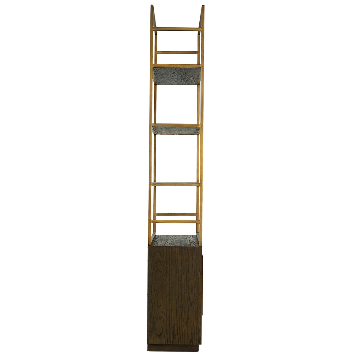 Elliot Bookshelf – 35.8" Oak and Iron Bookshelf (4)