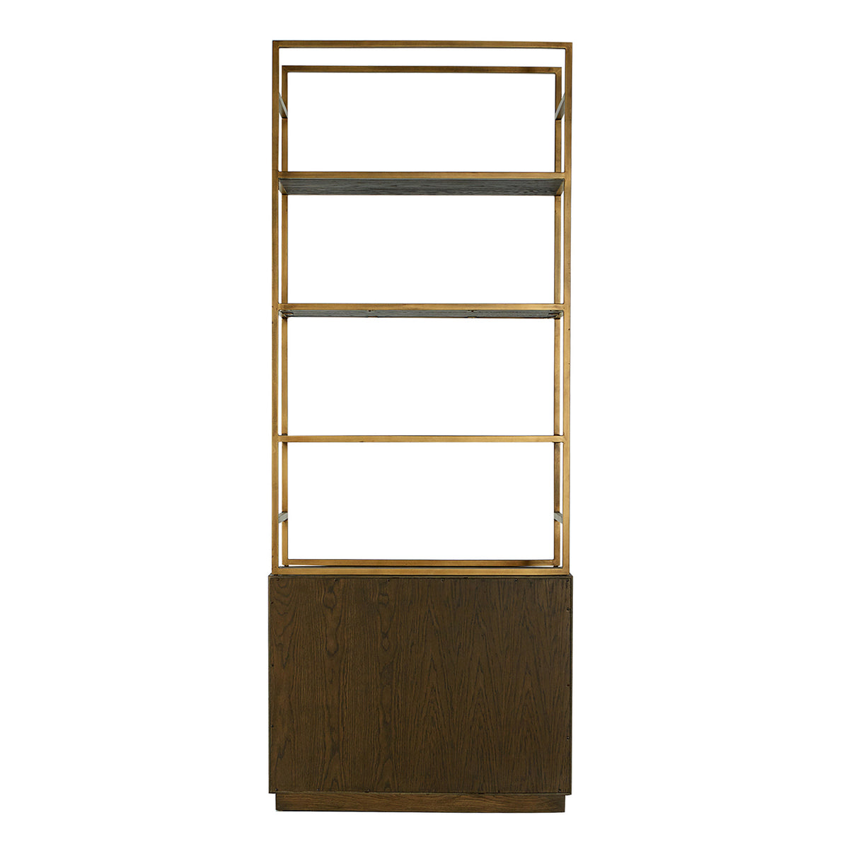 Elliot Bookshelf – 35.8" Oak and Iron Bookshelf (5)