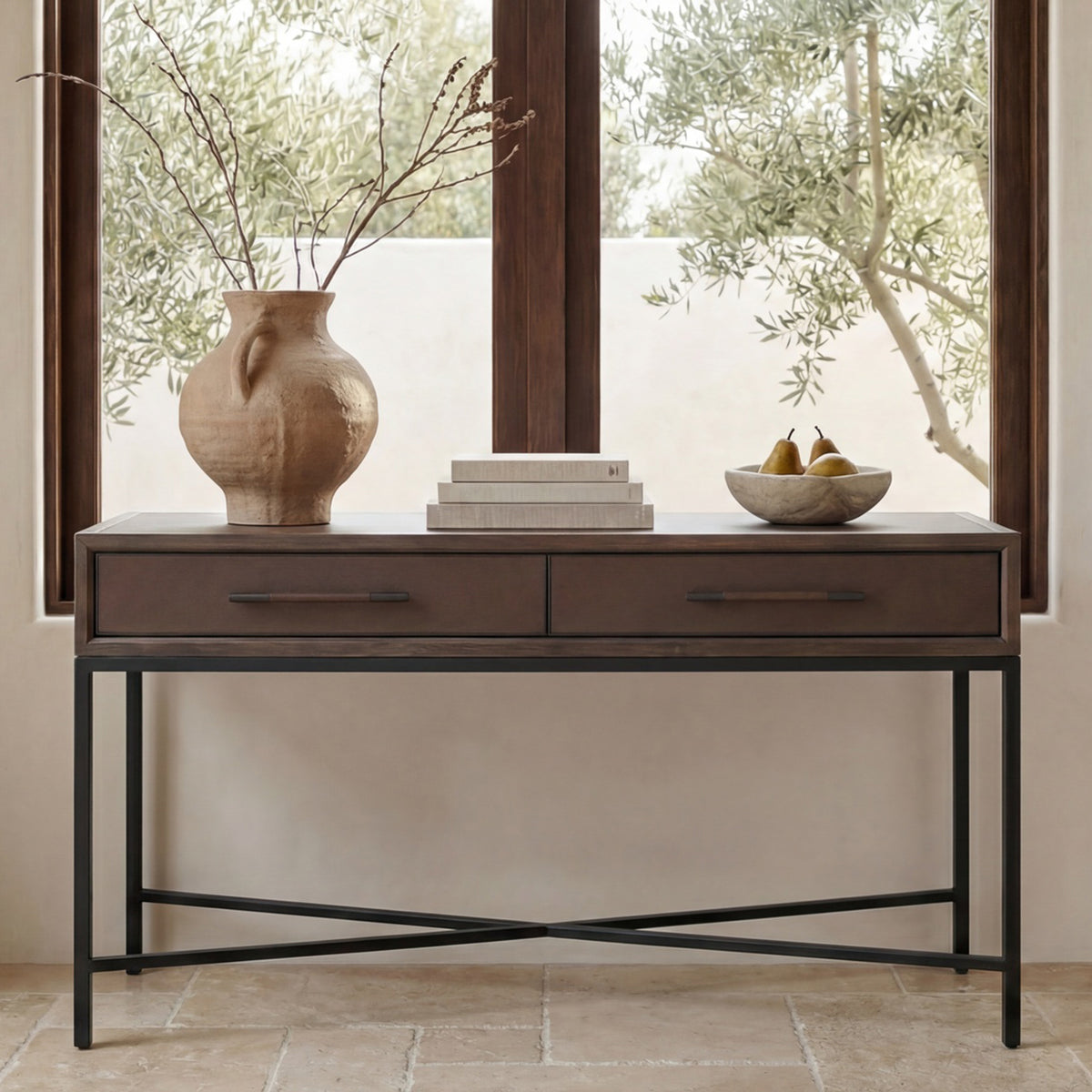 Mako Console Table – 59" Art Deco Console Table (3 Colors) (32)