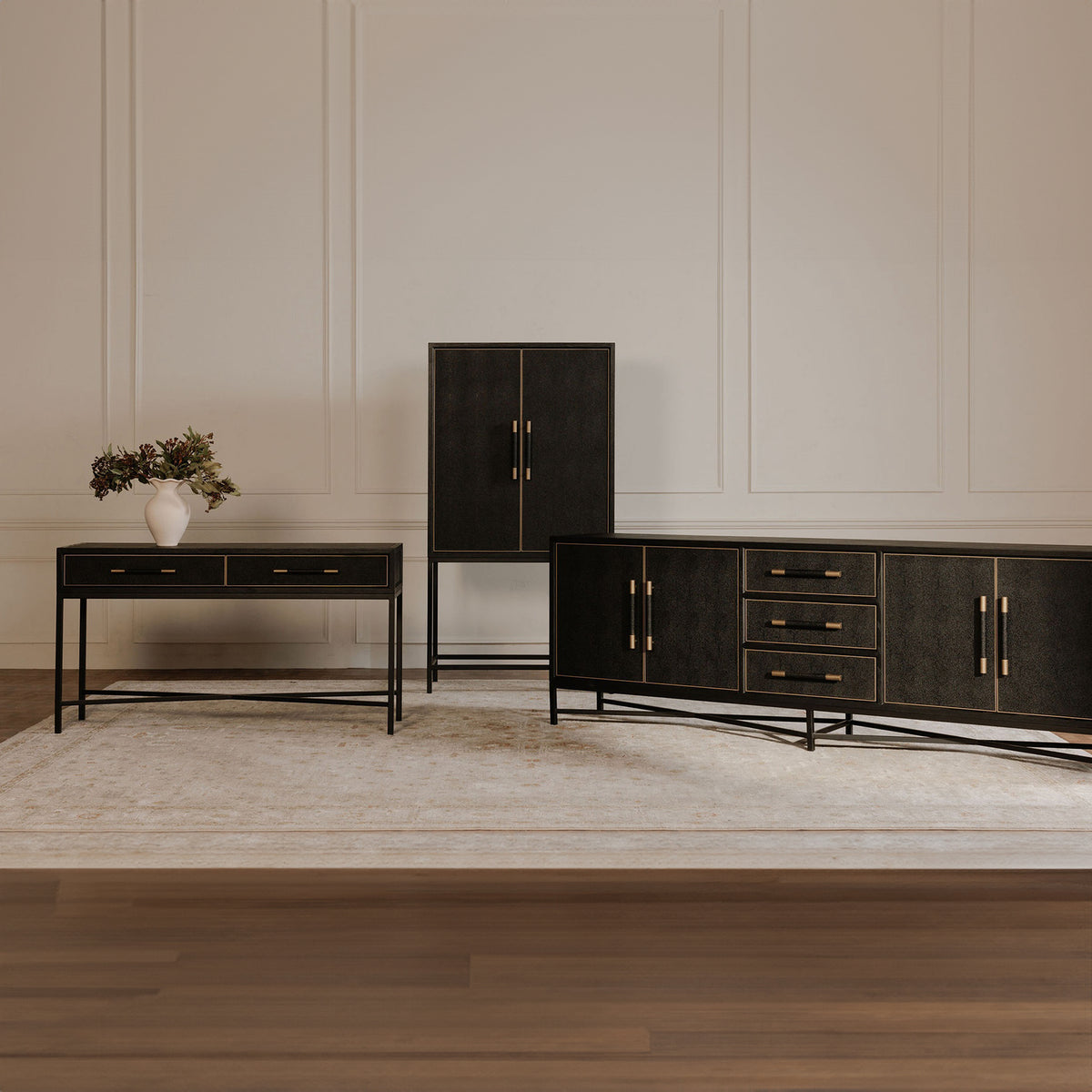 Mako Bar Cabinet – 38" Art Deco Bar Cabinet (2 Colors) (21)