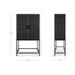 Mako Bar Cabinet – 38" Art Deco Bar Cabinet (2 Colors) (22)