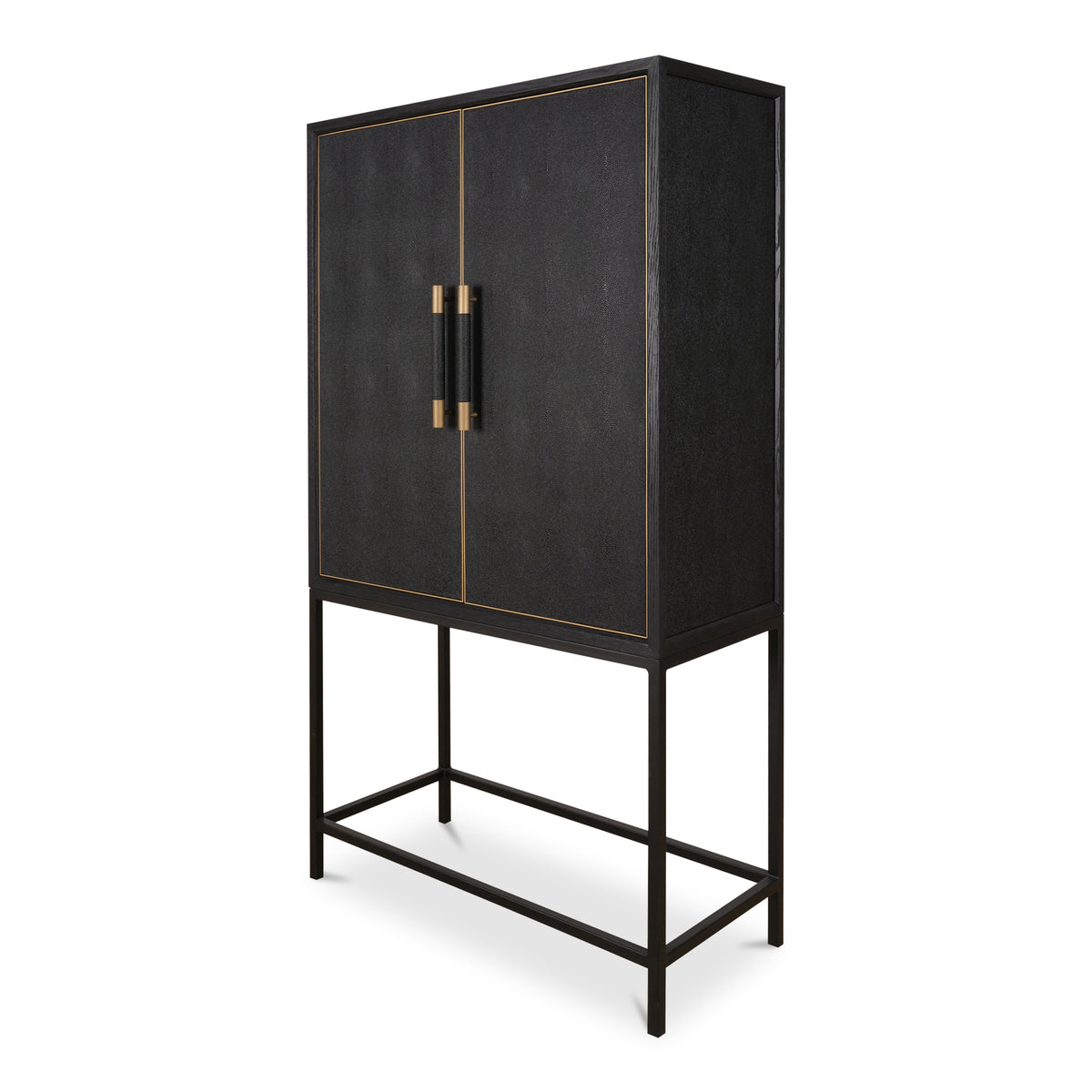 Mako Bar Cabinet – 38" Art Deco Bar Cabinet (2 Colors) (17)