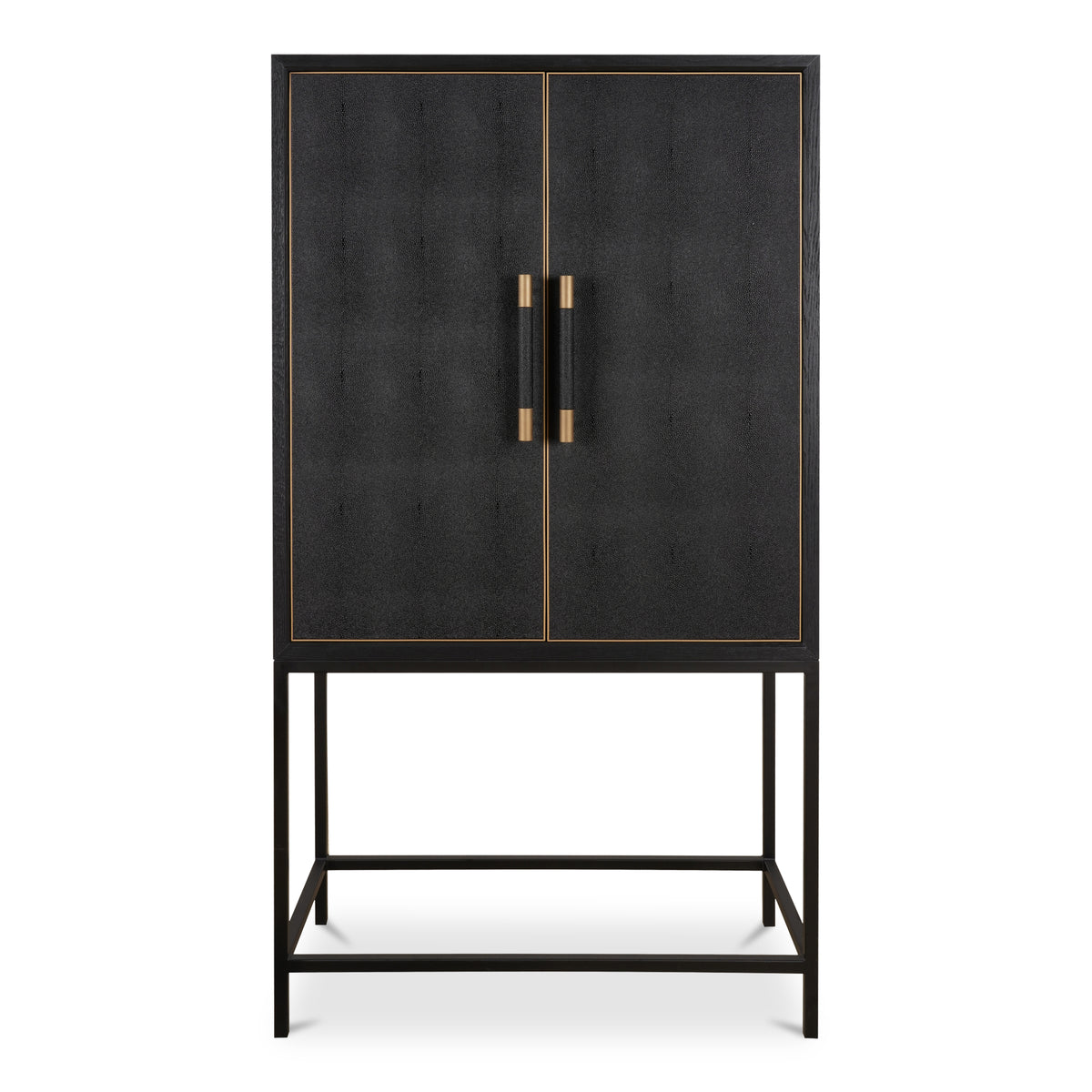 Mako Bar Cabinet – 38" Art Deco Bar Cabinet (2 Colors) (13)