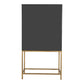 Mako Bar Cabinet – 38" Art Deco Bar Cabinet (2 Colors) (2)