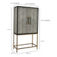 Mako Bar Cabinet – 38" Art Deco Bar Cabinet (2 Colors) (12)