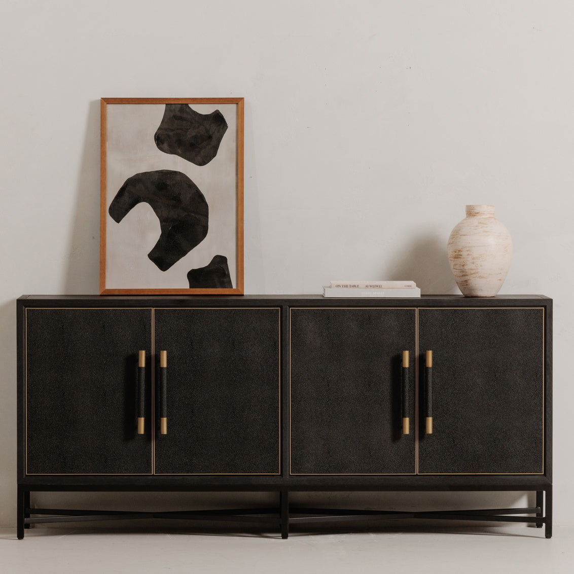 Mako Sideboard – 76" to 100" Art Deco Sideboard (3 Colors) (18)