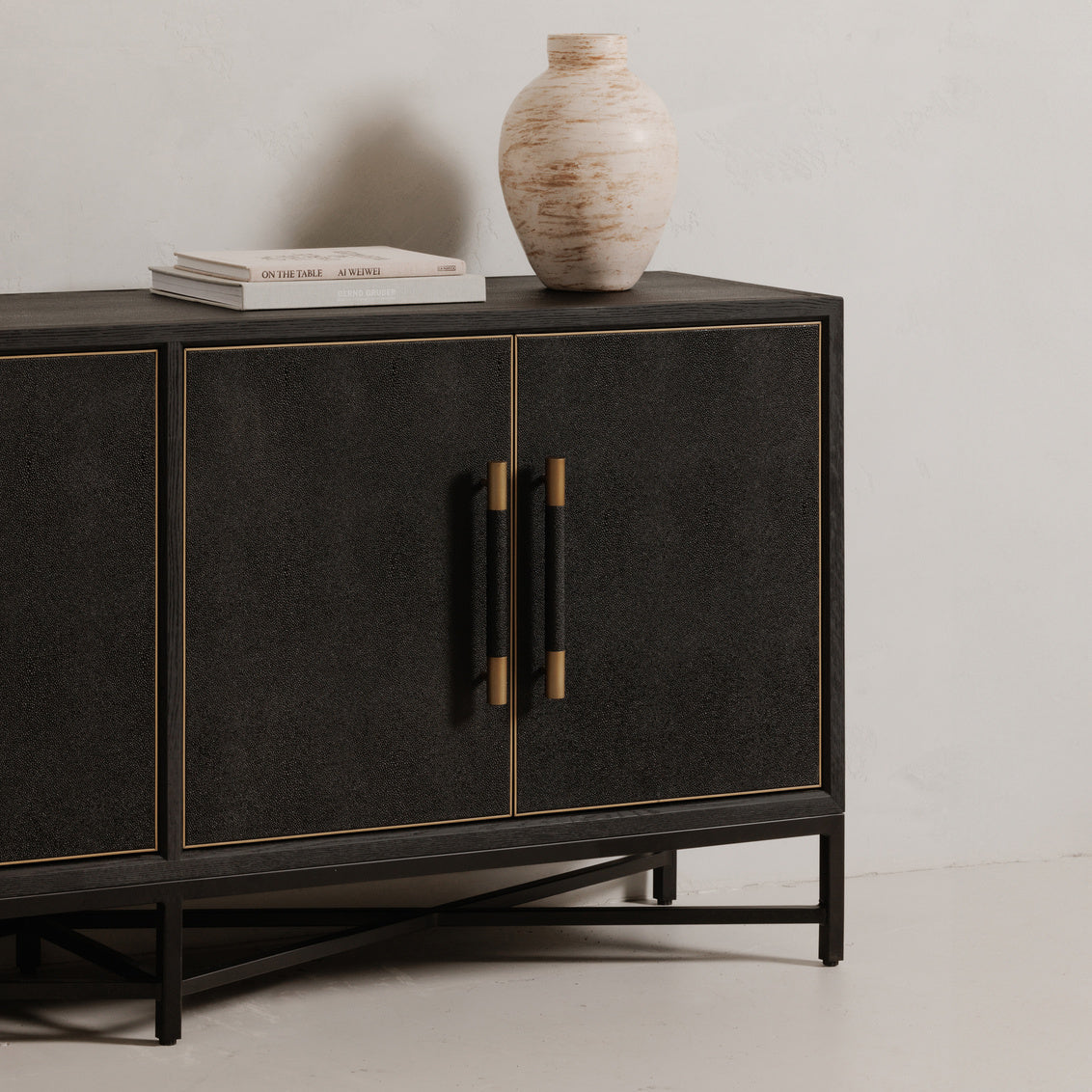 Mako Sideboard – 76" to 100" Art Deco Sideboard (3 Colors) (20)