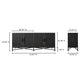 Mako Sideboard – 76" to 100" Art Deco Sideboard (3 Colors) (19)