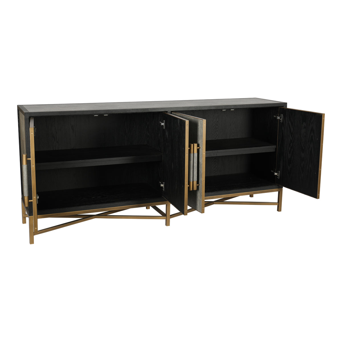 Mako Sideboard – 76" to 100" Art Deco Sideboard (3 Colors) (3)