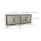 Mako Sideboard – 76" to 100" Art Deco Sideboard (3 Colors) (14)