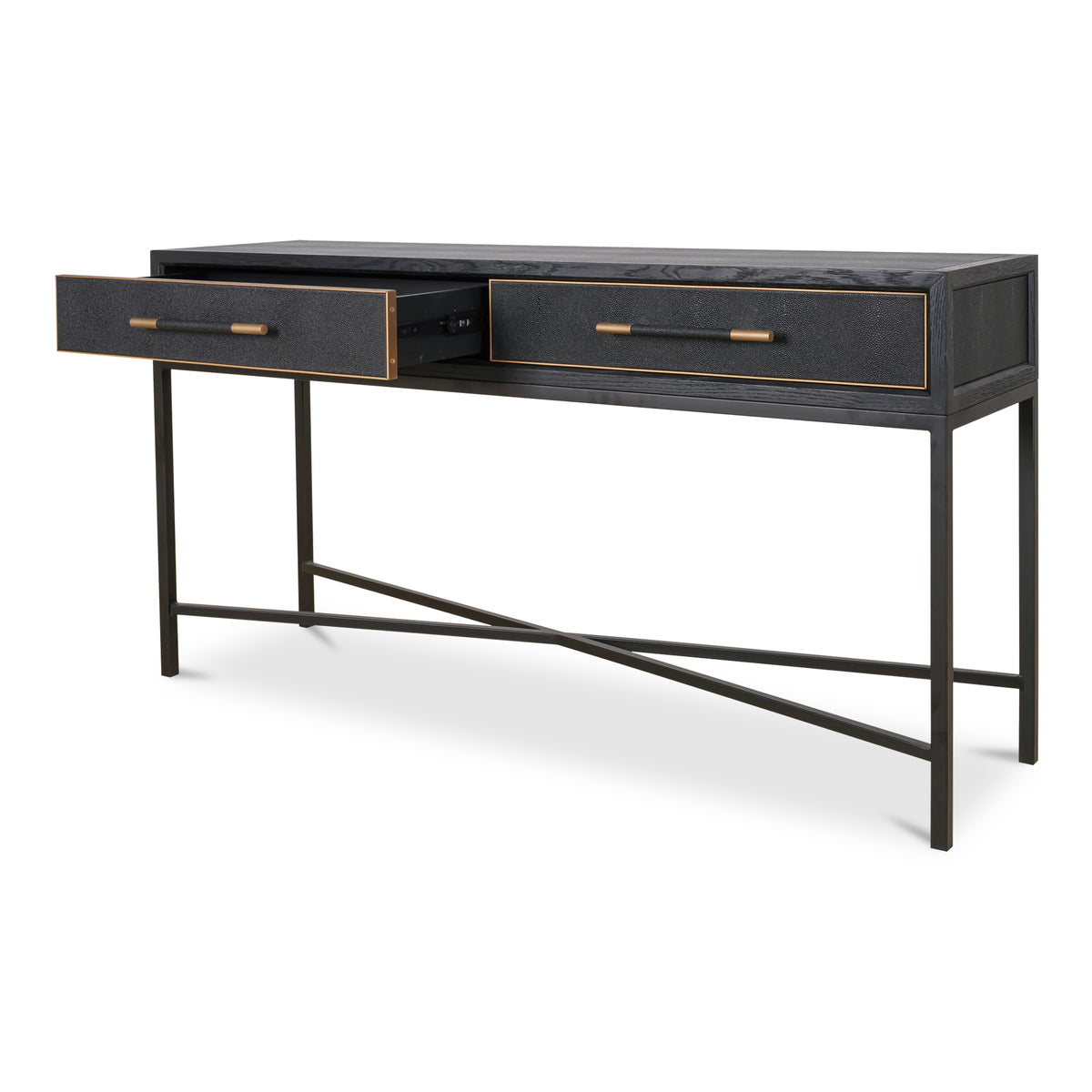 Mako Console Table – 59" Art Deco Console Table (3 Colors) (17)