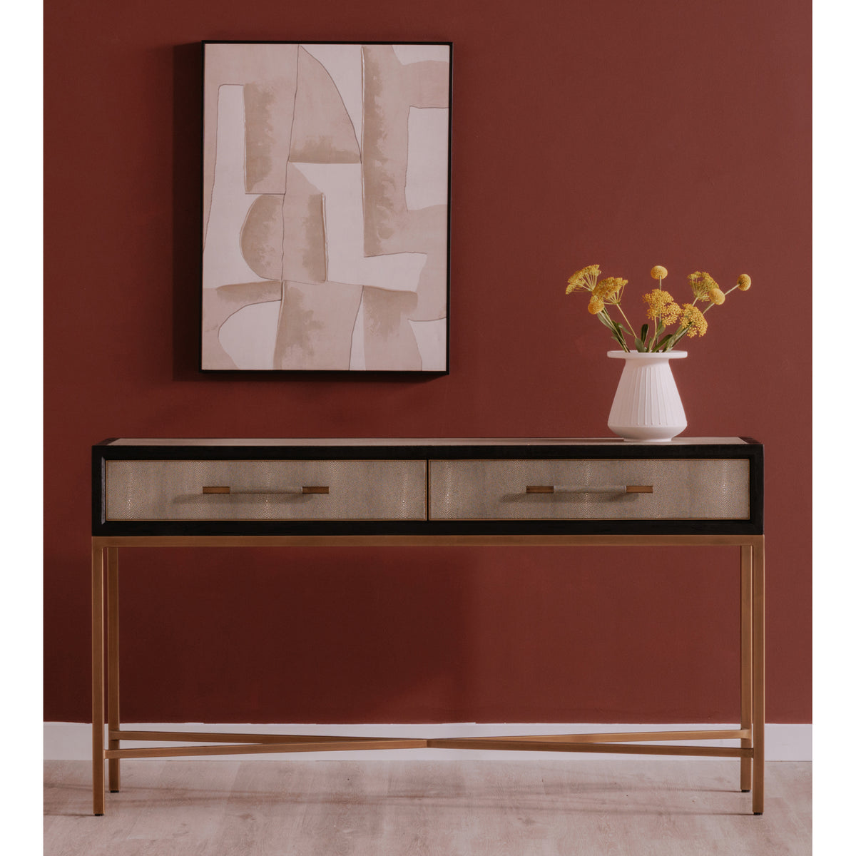 Mako Console Table – 59" Art Deco Console Table (3 Colors) (10)