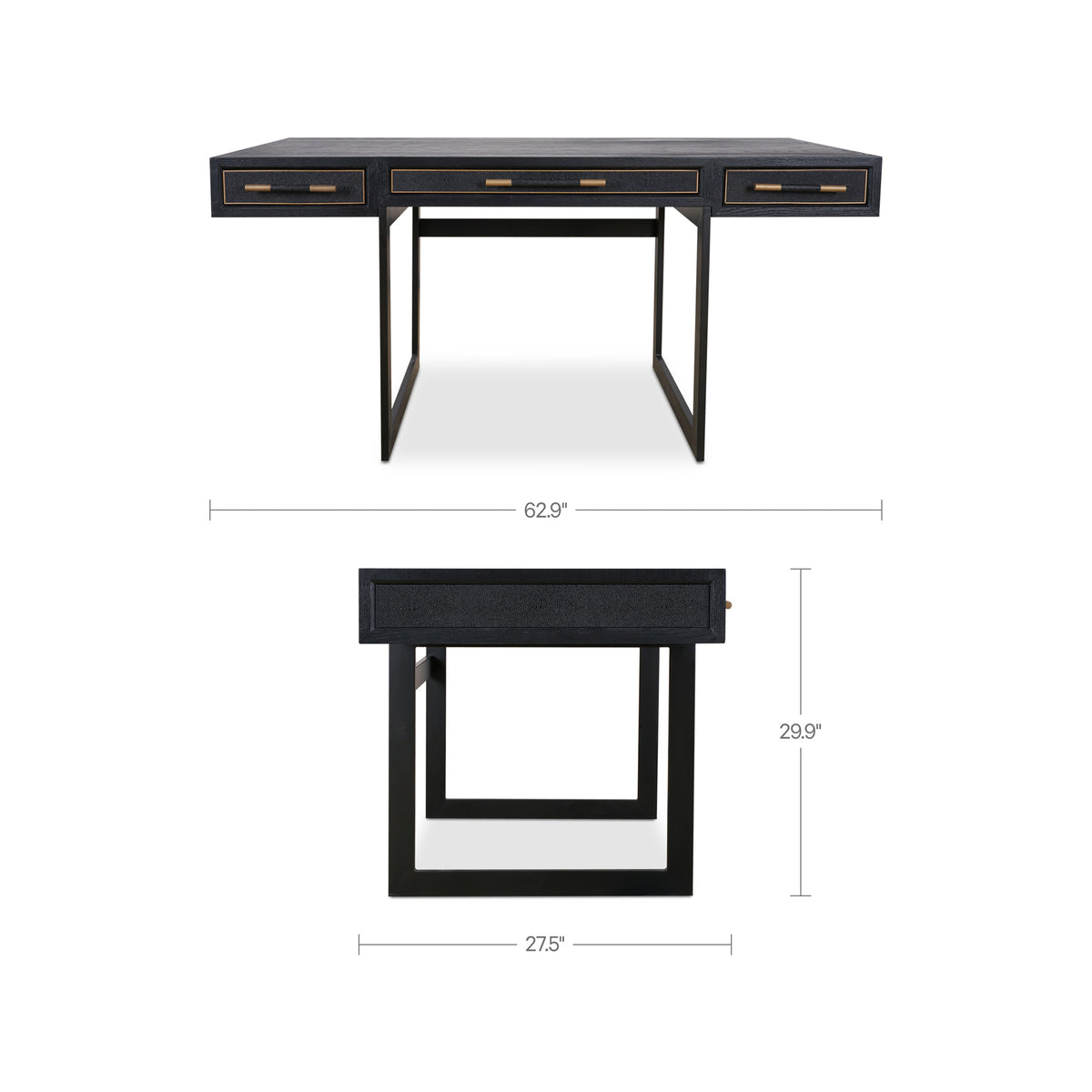 Mako Desk – 63" Art Deco Desk (2 Colors) (18)