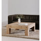 Evander Coffee Table – 39.5" Reclaimed Oak Square Coffee Table (2 Colors) (5)