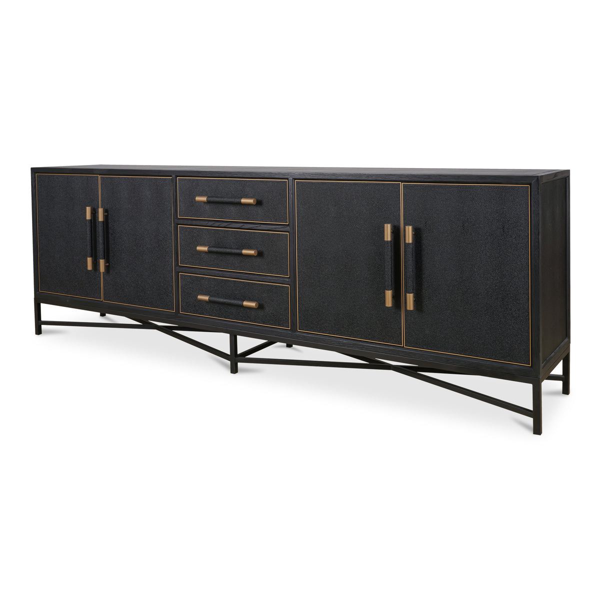 Mako Sideboard – 76" to 100" Art Deco Sideboard (3 Colors) (44)