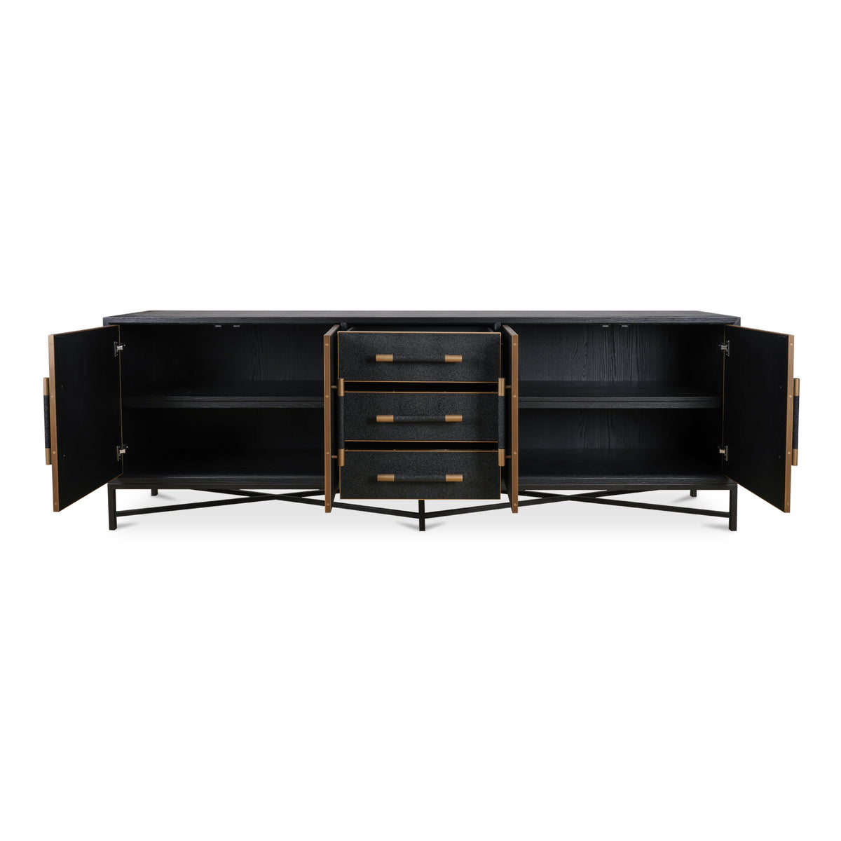 Mako Sideboard – 76" to 100" Art Deco Sideboard (3 Colors) (41)