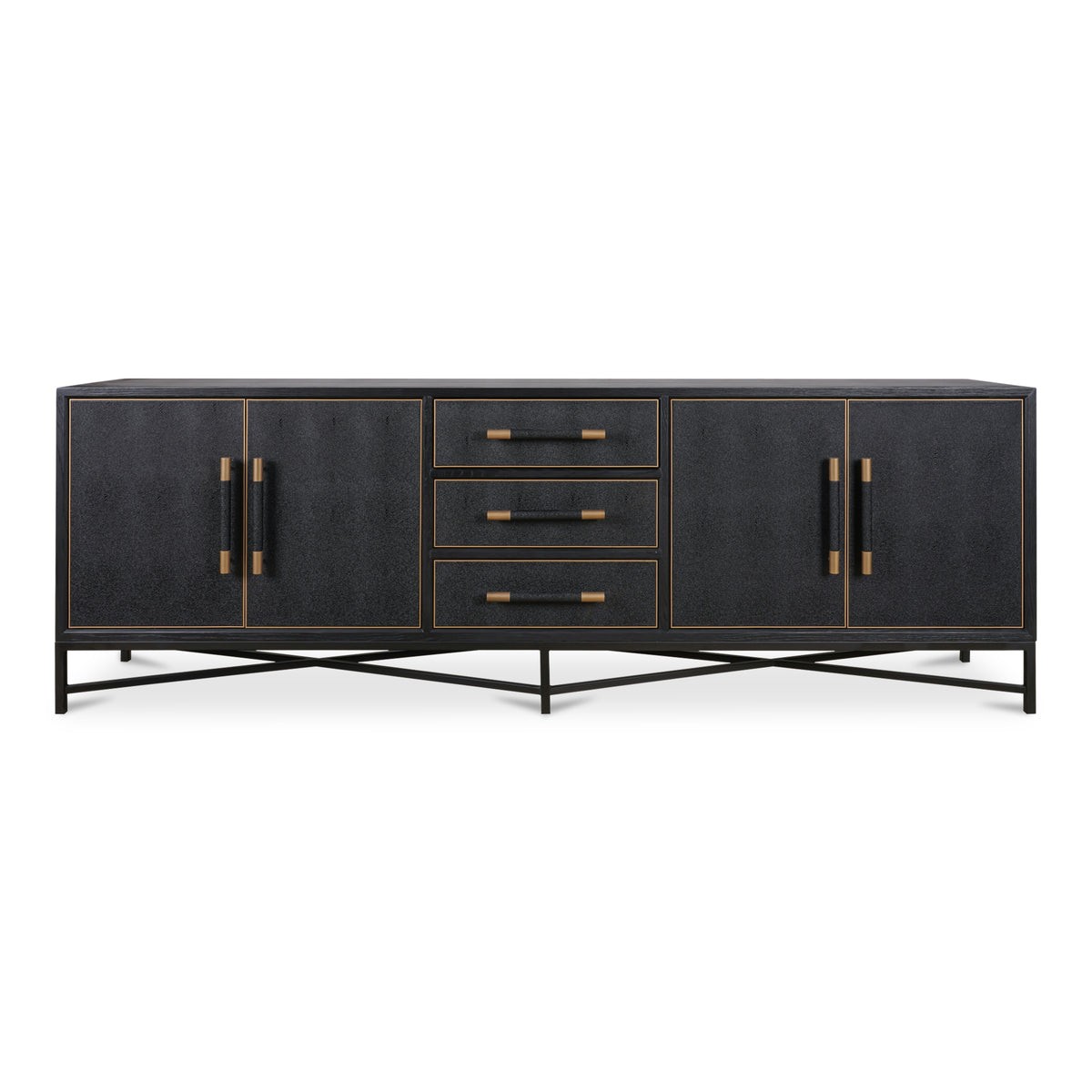 Mako Sideboard – 76" to 100" Art Deco Sideboard (3 Colors) (40)