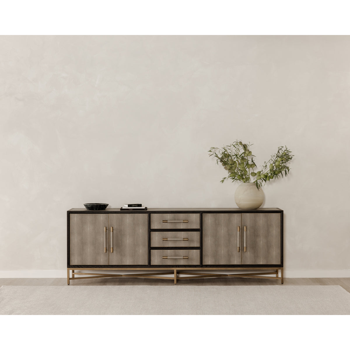 Mako Sideboard – 76" to 100" Art Deco Sideboard (3 Colors) (38)