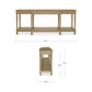 Martha Console Table – 80" Oak Console Table (12)