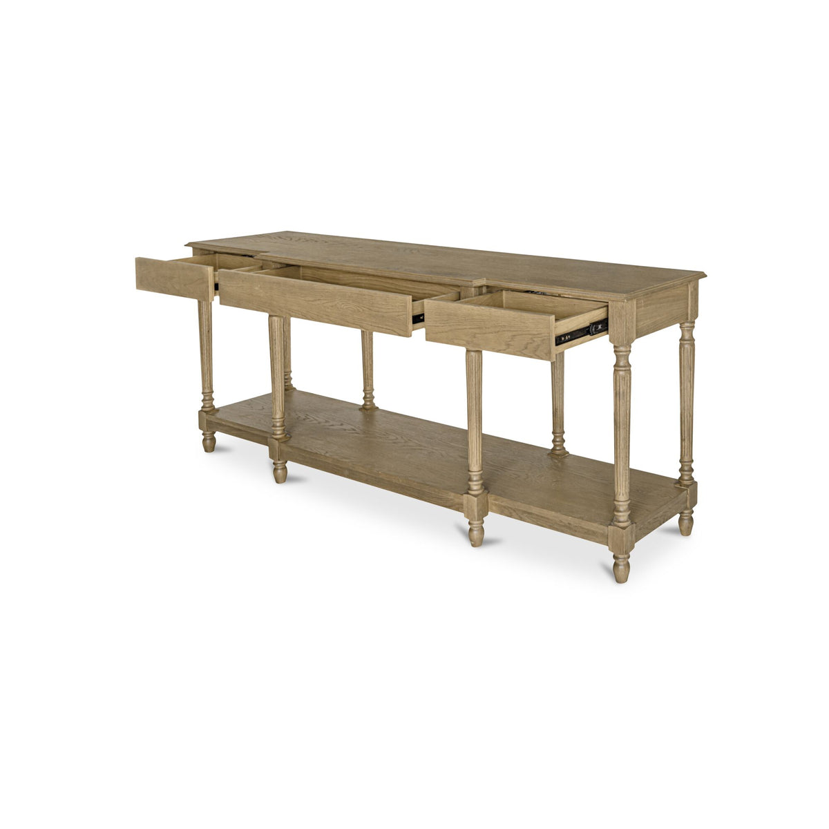 Martha Console Table – 80" Oak Console Table (7)
