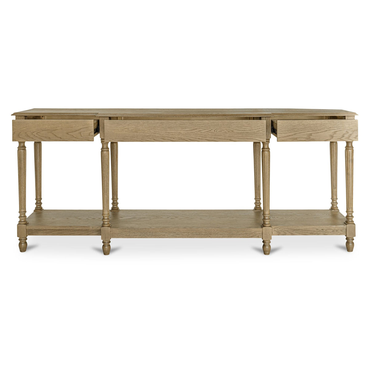Martha Console Table – 80" Oak Console Table (2)