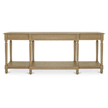 Martha Console Table – 80" Oak Console Table (1)